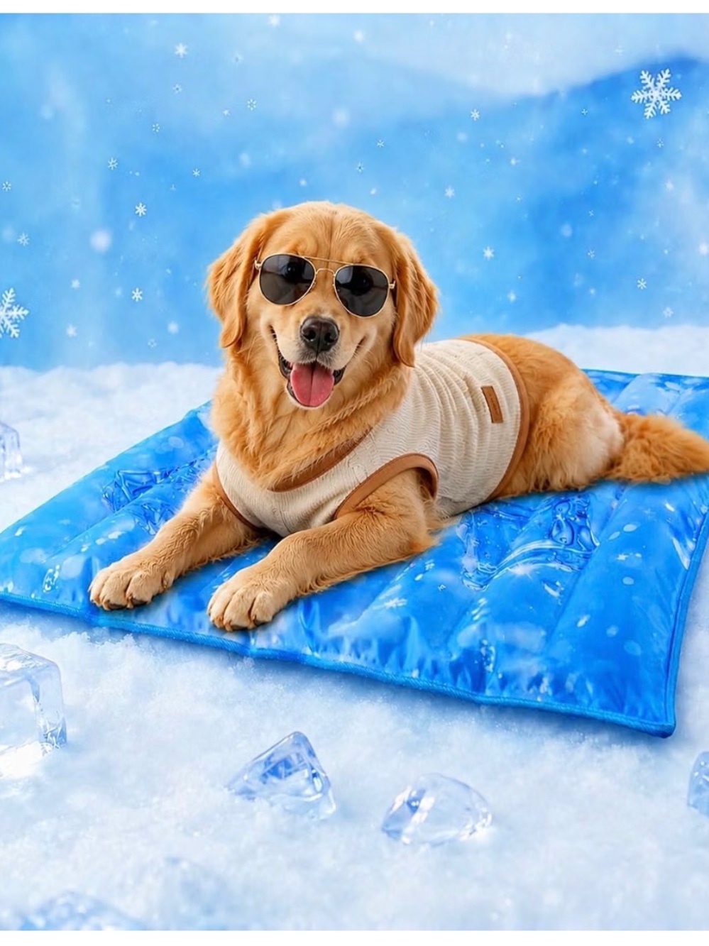L Dog Cooling Mat